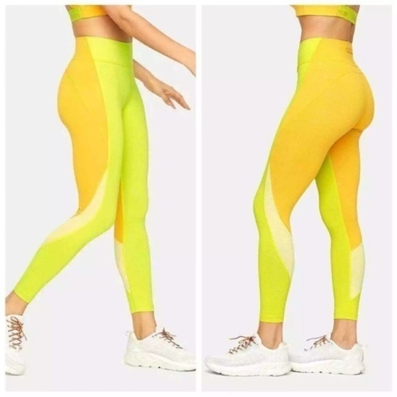 Outdoor Voices Yellow Compression 27” inseam leggings Large